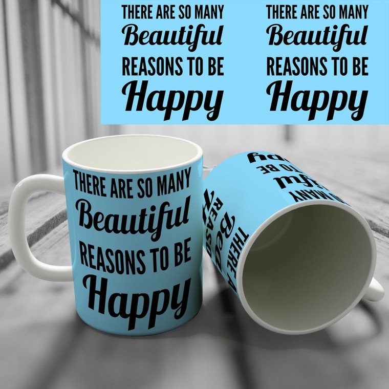Кружка "Beautiful reasons to be happy"